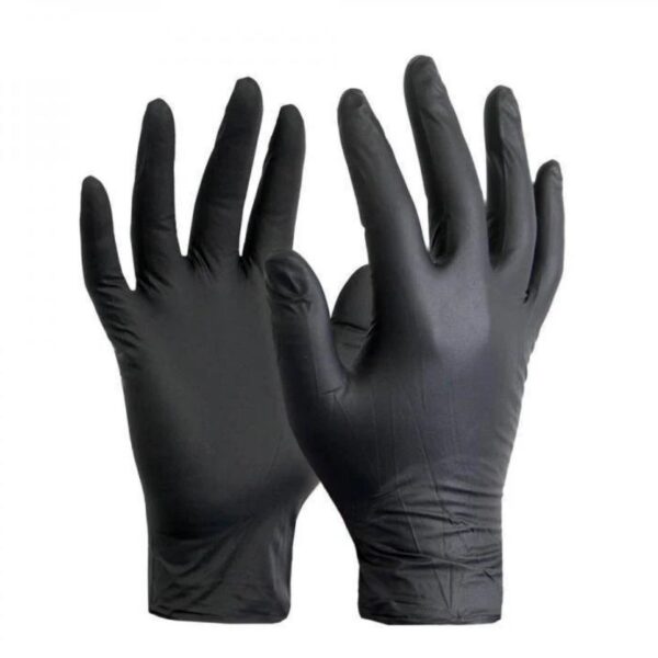 Black Vinyl Gloves
